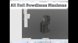 Bowdimus Maximus High Performance Bowden Extruder For CoreXY CrossXY CroXY