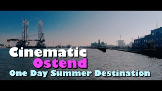 Cinematic View Of Ostend Beach, Belgium | A Seaside Summer Beach Destination | A Day Out In Ostend