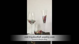 Amazon Review: Antoni Barcelona Mouth Blown Hand Painted Wine Glasses