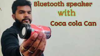 How to make bluetooth speaker with coldrink can at home