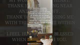 Raphaell's Prayer | Christian morning daily prayer #shorts #Jesus #salvation #praying