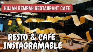 Resto & Cafe HUJAN REMPAH - Review Interior & Menu