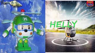 Robocar Poli in real life! Educational video for kids! New cartoons about cars 25