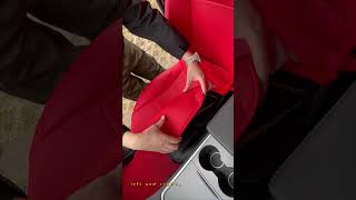 How to change your Tesla Model Y interior to Red?#follow#usa#america