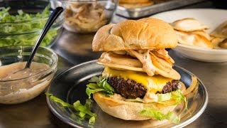 Watkins Glen Speedway Pierogi Burger