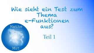 MatheTest e-Funktion Teil 1