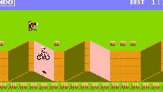 Excitebike gameplay on NES