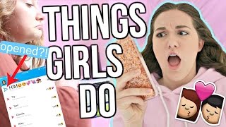 Weird Things ALL Girls Do When They Have A Crush!!