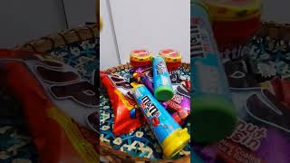 ASMR Filling Basket with M&M Chocolates #shorts