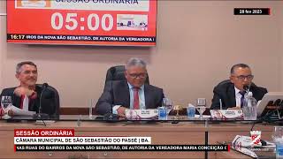 SESSÃO ORDINÁRIA  EXERCÍCIO 2023 | 28 DE FEVEREIRO DE 2023