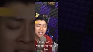 Hoài Lâm hát live xúc động về Mẹ