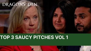 Top 3 Saucy Pitches In The Den | Vol.1 | Dragons' Den