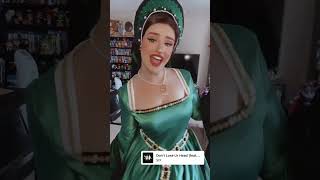 Anne Boleyn Tudor Cosplay Don’t lose ur head six the musical