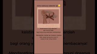 Keistimewaan surat Al Mulk #shorts #viral