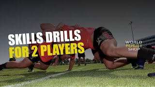 Fun rugby drills with 2 players