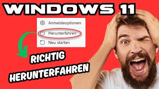 Windows 11 richtig herunterfahren - Schnellstart deaktivieren #WindowsPower