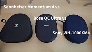 Sennheiser Momentum 4 vs Bose QC Ultra vs Sony WH-1000XM4 | Welcher ist der beste ANC Kopfhörer?