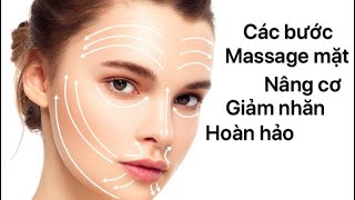 Học Spa để thành công-Bài 4 Các động tác massage mặt nâng cơ, chống chảy xệ, giảm nhăn