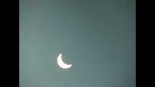 solar eclypse time lapse Żary 20.03.2015