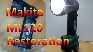 Makita ML120 Cordless Flashlight Restoration