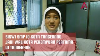 Siswi SMPN 10 Kota Tangerang Jadi "Walikota" Perempuan Pertama di Tangerang