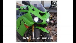 Changing Spark Plugs | Maintenance Basic | Ninja ZX-6r 636