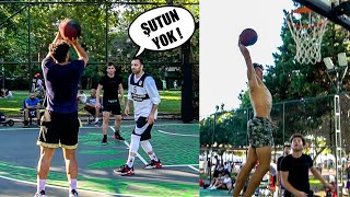 EKİPLE ÖZEL TASARIM SAHAYI BASTIK ! 4v4 Sokak Basketbolu