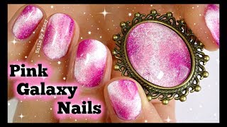 Pink Galaxy Nail Art Tutorial | Nails By Kizzy