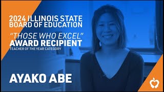 Ayako Abe - 2024 Those Who Excel Award Recipient