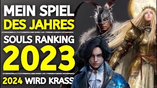 Mein SPIEL DES JAHRES wird euch ALLE ÜBERRASCHEN🖤 inkl. XXL SOULSLIKE RANKING 2023 + VORSCHAU 2024