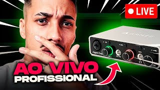 COMO FAZER UM "AO VIVO" COM ÁUDIO PROFISSIONAL!