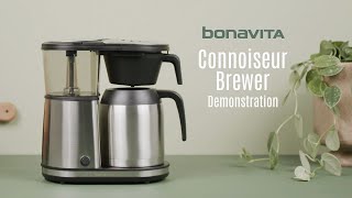 Bonavita Connoisseur 8 Cup One Touch Coffee Brewer - Demonstration