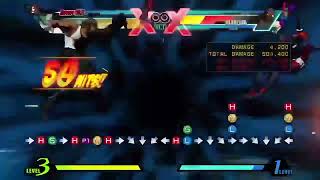 Ultimate Marvel Versus Capcom 3. Nova/Spencer/Dr. Doom 100% Damage Combo with Energy Javelin. UMVC3