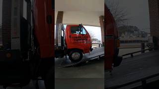 Towing Fail! Towtruck Breaks Down Had To Call A Friend Hino Loaded On A Peterbilt  Wrecker Rollback