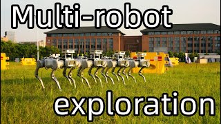 Coordinated multi-robot dog exploration in unknown environment