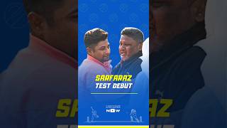 Sarfaraz KHAN's Dream Debut 🥹💯  #shorts #viral #shortsvideo