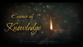 Essence of Knowledge 14/09/2024