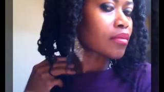 Thread Out On Natural Hair | Hair Style Of The Day | Side Style | African Threading