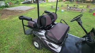 36v lifted ezgo with vinyl kit