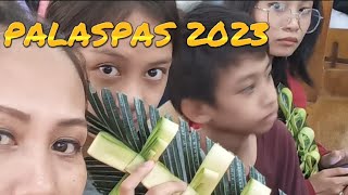 PALM SUNDAY WITH MY KIDS! BIRHEN SA REGLA LAPU LAPU CHURCH!