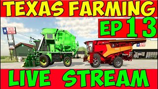 Texas Farming EP 13 | COLUSSUS HARVESTERS Live Stream | Let's Play Farming Simulator 22