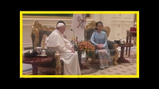 Papa francesco in myanmar incontra aung san suu kyi