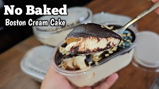 No Baked Boston Cream Cake Madiskarteng Nanay by mhelchoice