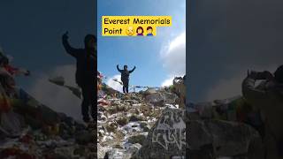 Everest Memorials Point for the death climber #everest #viral #trekking #shorts #youtubeshorts