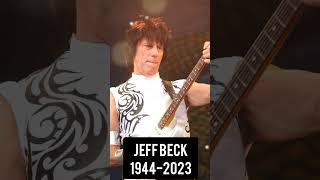 British Guitar Legend Jeff Beck dead at 78 RIP #shorts