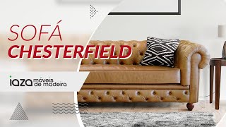 Sofá Chesterfield - Feitio artesanal - estilo atemporal