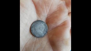 1815 silver coin metal detecting happy days