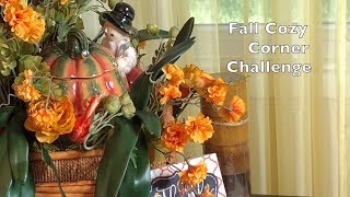 Fall Cozy Corner Challenge Hosted by Arlynn & Kim | Autumn DIY decor ideas