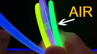 Air Bubbles in Glow Sticks