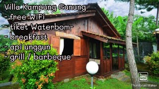 Villa Kampung Gunung Kuningan Jawa Barat || villa murah fasilitas lengkap